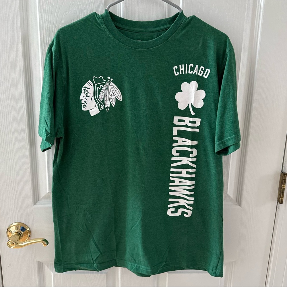 St. Patrick’s Day - Chicago Blackhawks Green T-Shirt